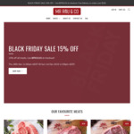 [NSW] Black Friday Sale – 15% off All Meats – Wagyu MB9 Scotch Fillet $99.96/kg (Free Sydney Metro Delivery $100+) @ Mr Rou & Co