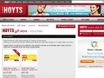 Hoyts Movie Vouchers 10x Adult $100 (Must Purchase at Cinema)