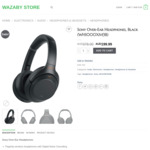 Sony Over-Ear Headphones, Black (WH1000XM3B) $199 delivered