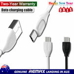 Remax Charging Data Cable for Micro Type-C Lightning $4.5 (Original Price $8.99, Now 50% off) Delivered @ HTL eBay