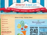 Free Tickets to Oktoberfest Brisbane & Rooms from $140 at The Watermark Hotel Brisbane