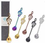 Musical Note Spoon Gift Set $12.49 (Was $24.99) + Delivery ($0 with Prime/$39 Spend) @ TETWIN via Amazon AU