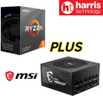 Bundle Deals: AMD Ryzen 5 3500X + MSI A650GF PSU $339, 3500X + MSI MAG CoreLiquid 240R $339 Delivered @ Harris Technology eBay
