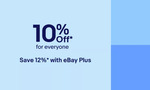 10% off Eligible Items, and an Extra 2% off for eBay Plus Members ($50 Min Spend, $500 Max Discount) @ eBay