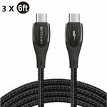 BlitzWolf BW-FC1 USB to USB-C 100W PD Cable 1.8m 3 Pack US$17.99 (~A$24.49) AU Stock Delivered @ Banggood