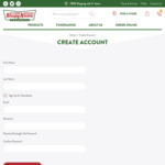 Free Doughnut When You Signup and Subscribe for Newsletter @ Krispy Kreme (Excl. SA)
