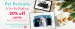 Digital & Physical Watercolour Pet (& Human) Portraits 20% off from $47.95 (up to $49.95 off) + Postage @ Paws for Giving