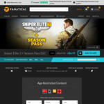 [PC, Steam] Sniper Elite 3 + Season Pass DLC $6.99 @ Fanatical