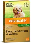 Advocate Flea and Worm Treatment for Puppies & Small Dogs up to 4kg, 1pk $6.01 ($5.41 S&S) + Delivery ($0 w/ Prime) @ Amazon AU