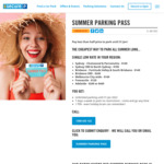 Secure Parking Summer Parking Pass (Unlimited Parking until 31 Jan 2022) - from $149