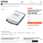 Toshiba MG09 Enterprise 3.5" 7200RPM Hard Drive 18TB $428.99 + $22.99 Delivery (Import) @ Techinn