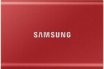[Prime] Samsung T7 Portable SSD, 1TB, USB3.2 Type-C (Metallic Red) $152.10 Delivered @ Amazon AU