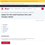 [NSW] Small Business Fees and Charges Rebate up to $3000 @ Service NSW