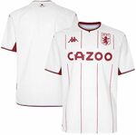 Aston Villa Away Shirt 2021-2022 $24.00 + $12.45 Delivery (Personalisation Available) @ Kitbag