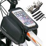 Cycling Frame Pannier Cell Phone Bag $12.59 + Delivery ($0 with Prime/ $39 Spend) @ LEAITU AU via Amazon AU