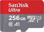 SanDisk 256GB Ultra microSDXC UHS-I Memory Card with Adapter $35.24 + Delivery ($0 with Prime/ $39 Spend) @ Amazon AU