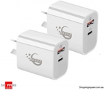 2x 18W USB-C + USB-A PD Quick Charger SAA Approved $9.95 + Delivery @ Shopping Square