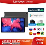 Lenovo Tab P11 (11" 2K, Android 11, 4GB/64GB, SD662, Widevine L1) US$159.79 (~A$230.48) Delivered @ Lenovo Official AliExpress