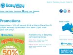 Easyway Buy 1 Get 1 Free Mon - Fri / Free Upsize Sat & Sun