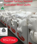 [Factory Second] Tontine Washable Wool 350GSM All Seasons Quilts: Queen $60 Delivered ($55 with Coupon) @ Dhimanvinod eBay