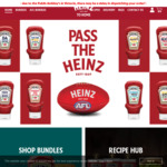 50% off Sitewide (Sauces, Candles and AFL Merchandise Bundles) + Delivery @ Heinz to Home