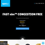 nbn 100/20 $49/Month for 6 Months @ Spintel