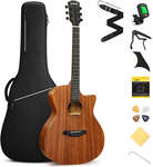 Donner DMG-1 41 inch Solid Top Mahogany Acoustic Guitar $79.99 Delivered (Save $160) @ Donner Music (HK)