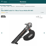 Ozito 2400w 3 online in 1 electric blower