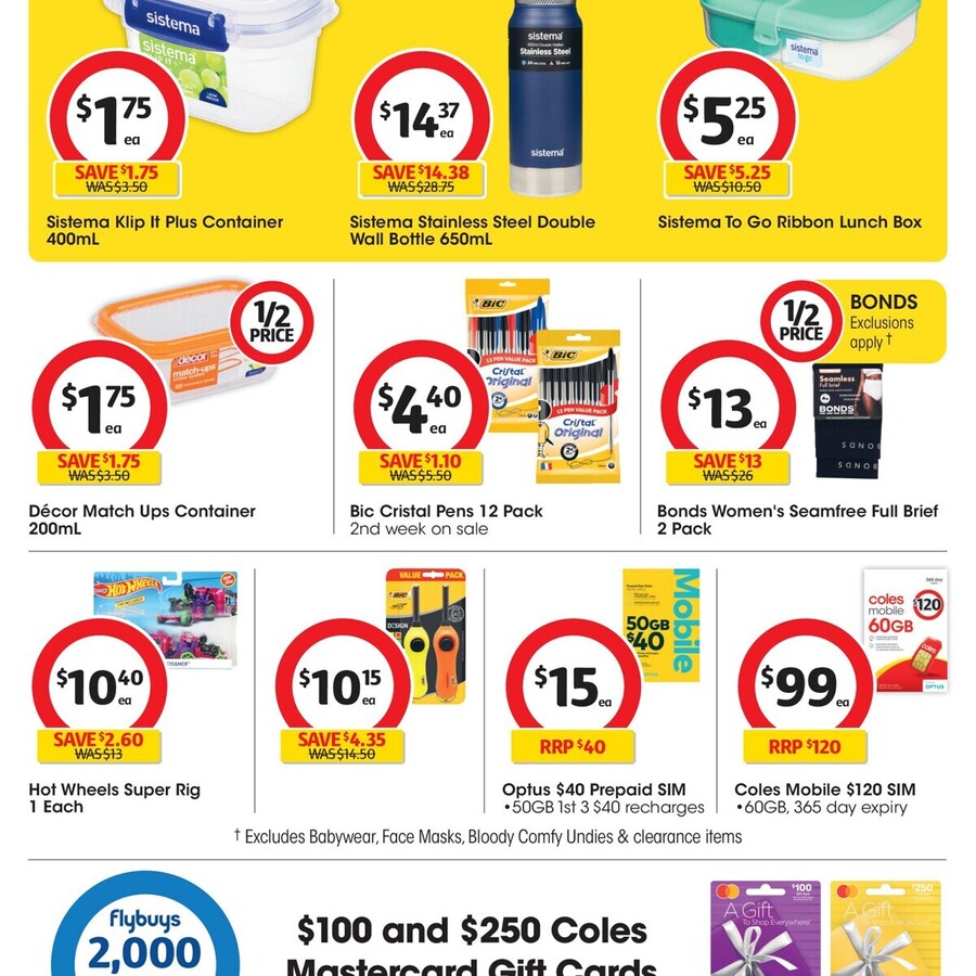 This is why some Coles customers are receiving surprise gift cards and  bonus FlyBuys points