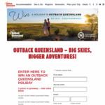 Win 1 of 3 Holiday or Fuel Vouchers from Outback Queensland