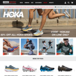 50% off Mizuno & Hoka, 40% off Nike and Other Deals + Delivery ($0 VIC C&C) @ Stringers Sports