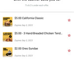 [QLD, NSW, SA, VIC] August App Only Offers from $2 & Star Specials @ Carl's Jr