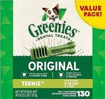 Greenies Original Flavour Dental Treat for Teenie Breed Dogs,1kg $49.99 ($44.99 S&S) Delivered @ Amazon AU