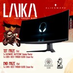 Win an Alienware AW3423DWF Gaming Monitor or a Laika: Aged Through Blood Steam Key from Alienware