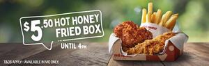 [VIC] Hot Honey Fried Box $5.50, [All Other States Excl. QLD] Snack Sub ...