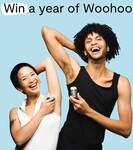 Win a Year's Worth of Woohoo Body's Natural Deodorant from Woohoo