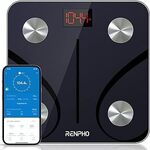 RENPHO Bluetooth Body Fat Scale Black $12.99 + Delivery ($0 with Prime/$59 Spend) @ Renpho Wellness via Amazon AU