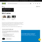 BILLY Bookcases and Doors 20% off (Family Membership Required) + Delivery ($5 C&C under $50 Spend/ $0 in-Store) @ IKEA