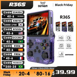 R36S Retro Handheld Video Game Console  White/Black/Purple $58.25 + GST Delivered @ Cutesliving AliExpress