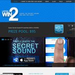 Secret Sound Competition app for iPhone. REAL CASH Prizes! Listen 2 Win XMAS Special