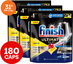 Finish Ultimate Dishwasher All-in-1 60 Tablets 3-Pack (180 Tablets, 31 Cents Each) $55.80 + Delivery ($0 with OnePass) @ Catch