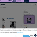 De'Longhi Dinamica Fully Automatic Coffee Machine $799 (RRP $1159) Delivered @ De'Longhi