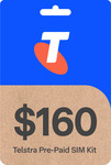 Telstra $160 6-Month Prepaid SIM Starter Kit (70GB + 50GB Bonus if Activated by 21/10/2024) $130 Delivered @ Telstra