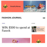 Win $500 to Spend at Fazeek from Fashion Journal