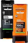 L’Oréal Men Expert 400ml Total Clean & Hydra Energetic Shower Gel 2-Pack $5.50 (S&S $4.95) + Delivery ($0 Prime) @ Amazon AU