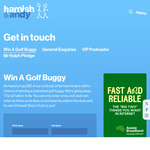 Win a ‘The Q Follow’ Golf Buggy Valued at $4,091.99 from Hamish and Andy + Southern Cross Austereo