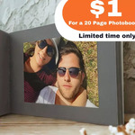 20-Page A5 Softcover Photobook $0.75 + $6.95 Postage @ PhotobookShop via Groupon