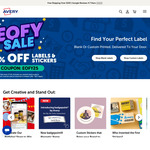 30% off Labels and Stickers (Excluding Pre-Packed Retail Products) + $9.99 Delivery ($0 with $150 Order) @ Avery