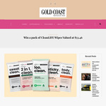 Win a Pack of CleanLIFE Wipes Valued at $53.46 from Gold Coast Magazine