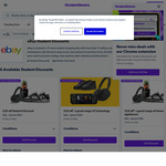 eBay: $20 off $80 Spend @ Student Beans or Student Edge (Students Only)
